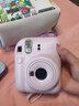 富士（FUJIFILM）mini12自带美颜拍立得相机花与她礼盒版含花花相纸迷你7+/se/90/99胶片相机升级版 浅樱粉【花与她礼盒】 套餐二【标配套餐共20张相纸+水晶壳+升级版礼包】 实拍图