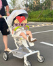 babycare头等舱婴儿推车高景观遛娃神器轻便可折叠可坐躺双向溜娃  时光银 实拍图