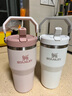 STANLEY 拎拎杯吸管杯水杯保温杯大容量办公车载不锈钢杯子591ML-霜白  实拍图
