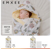 嫚熙（EMXEE）婴儿包被新生儿豆豆绒抱被宝宝秋冬季通用包单防惊跳 邂逅午餐（内芯可拆 10-28℃） 90*90cm 实拍图