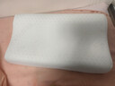 富安娜 家纺 乳胶枕头枕芯泰国进口颈椎枕橡胶枕 泰国抗菌学生乳胶枕-50*30cm 白色 实拍图
