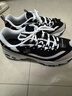 斯凯奇（Skechers）黑白金熊猫鞋秋男女同款情侣鞋时尚复古老爹鞋休闲运动鞋66666228 实拍图