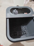 泰昌（Taicn）足浴盆加热智能杀菌按摩泡脚桶洗脚盆可拆卸足浴桶送父母长辈节日生日礼物TC-12L6L4（烟雨灰） 实拍图