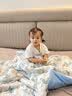 威尔贝鲁儿童防踢被子婴儿睡袋宝宝【桑蚕丝】秋冬轻暖 甜梦75*140cm 实拍图