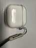 品胜 适用Airpods4保护套 苹果耳机四代保护套通用降噪版2024款无线蓝牙耳机透明软壳防摔防刮 含挂绳 实拍图