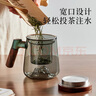 富光泡茶杯茶水分离高硼硅玻璃杯办公室喝茶水杯子花茶杯公道杯500ml 实拍图
