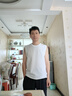 纯棉背心男士运动无袖T恤夏季薄款宽松外穿篮球跨栏坎肩宽肩健身 白色 B03 M 建议90-105斤 实拍图
