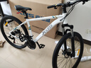 喜德盛（xds）山地自行车黑客350/旭日310 X6铝合金车架21速变速机械碟刹 黑客350白灰17寸（26款） 实拍图