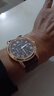 【网红爆款】商务腕表石英运动表休闲皮带男女手表 棕色 实拍图