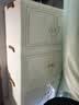 美煮妇收纳柜子置物柜家用折叠储物柜客厅零食置物架收纳箱整理盒厨房柜 【60面宽-三层】四叶草收纳柜 实拍图