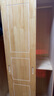 福霜【包安装】全实木衣柜家用卧室推拉门收纳柜子移门原木风大衣橱 120宽50深180高 (原木无漆)纯实木无贴皮 实拍图