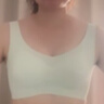 莫代尔2件无痕运动内衣女无钢圈文胸美背聚拢粉底液胸罩收副乳透气抹胸L 实拍图