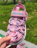 Skechers斯凯奇夏季童鞋女童凉鞋包头护脚透气魔术贴沙滩鞋公主鞋302721L 实拍图