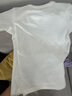京东京造儿童t恤男5A抑菌新疆棉圆领衣服男装打底衫印花 白色130 实拍图