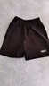 鸿星尔克（ERKE）童装男女大小童涤纶夏季速爽透气五分短裤正黑150 实拍图