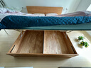 林氏家居全实木床双人床1.8m1.5米主卧大床原木风家具排骨架小满系列PK13A 【落地储物款】全实木床+乳胶舒睡垫15cm 1.8米x2米 实木排骨架 实拍图