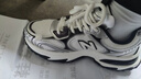 新百伦老爹鞋厚底增高复情侣鞋古休闲鞋运动百搭软底潮流新款 未来银  42 正码 实拍图
