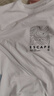 森马（Semir）短袖T恤男凉感抗菌夏装户外设计感印花上衣休闲圆领t恤通勤潮 漂白10007 S 实拍图
