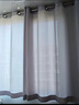 窗帘免打孔安装纱帘飘窗隔断阳台梦幻白纱落地透光不透人隔热防晒 幻影纱-白色 适用窗宽1.6-2.1m帘高1.8m*两片 实拍图