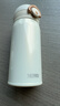 膳魔师（THERMOS）不锈钢保温杯大容量男女士水杯子轻量便携毕业礼物定制刻字JNR 奶油白 350ml 实拍图
