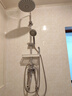 莱尔诗丹（Larsd）明装淋浴花洒套装 明管花洒 四功能带喷枪带置物架 淋浴器LD5826 实拍图