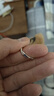 唯一（Winy）莫桑钻戒999纯银情侣戒指对戒一对实用求婚戒指男士女款生日礼物 实拍图