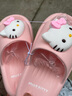 猪爸爸儿童拖鞋女童夏季2025新款室内防滑6-12岁三丽鸥宝宝亲子拖鞋粉22 实拍图