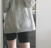 翊尚美鲨鱼皮打底裤女外穿三分薄款夏季高腰瑜伽防走光无痕打底芭比短裤 黑色 【柔塑高腰款】 L 【推荐90-110斤】 实拍图