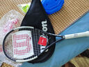 威尔胜（Wilson）费德勒碳素一体合金男女初学进阶单人运动网球拍带线训练器套餐 【店长推荐】费德勒系列丨黑加白 实拍图