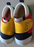 卡特兔宝宝学步鞋婴儿棉鞋秋冬童鞋加绒软底机能鞋男女宝室内二棉鞋子 黄红蓝-网眼 23 内长14.0cm 脚长13.0-13.5 实拍图