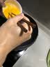 RWTW章丘手工铁锅大肚锅炒菜锅老式家用无涂层不粘锅燃气灶适用轻便 升级款已开锅（玻璃盖） 22cm 实拍图