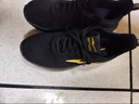 鸿星尔克男鞋运动鞋舒适休闲跑步鞋轻便软底网鞋慢跑鞋子男正黑/国王金42 实拍图