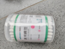 稳健双头医用棉签棉棒100支掏耳鼻清洁消毒化妆脱脂棉棉签竹棒 实拍图
