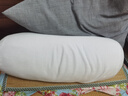 MUJI凉柔 抱枕 圆柱形 灰色 20x53x20cm 腰枕 客厅沙发 靠枕 实拍图