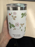 Wedgwood不锈钢保温杯高颜值咖啡杯便携水杯陶瓷涂层茶杯保冷保热随行杯 野草莓随行杯350ml 实拍图