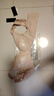 纤诗柔内衣女大胸显小超薄无海绵上托调整型收副乳透气胸罩无钢圈文胸夏 1988#杏色 80C 实拍图
