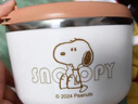 史努比（SNOOPY）304不锈钢泡面碗 学生上班族饭盒大容量带盖饭碗泡面神器 1.55L 实拍图