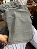 【纯棉耐磨】春秋季纯色休闲裤男士宽松大码直筒裤工装加绒工作裤 军绿色 【夏薄款】 2XL 【适合160-180斤体重】 实拍图