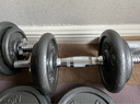 PROIRON普力艾 纯铁哑铃男女可调节15KG男女健身哑铃杠铃套装 实拍图