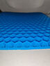 夏季透气蜂窝凝胶坐垫凉垫椅垫学生坐垫久坐垫家用防滑软垫钓鱼垫 蓝色 38*32*2.4cm裸垫 实拍图