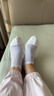 AUN防臭袜子低帮夏季隐形船袜女士浅口短袜吸汗抗菌透气纯色棉袜 混色-2白2黄2粉 均码 实拍图