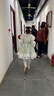 G.DUCKKIDS女童夏季洛丽塔花仙子裙子宝宝公主裙超萌网纱裙生日礼服蓬蓬裙潮 裙子+拖尾＋头饰＋袜子+打底衫 150 尺码11~12岁【140-150cm】 实拍图