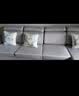 创繁现代可拆洗布艺沙发简约客厅大小户型家用免洗科技布沙发 四人位+左右互换贵妃+茶几电视柜 Q弹乳胶+独立弹簧座包/透气舒适麻布 实拍图