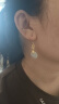 AHK银耳环女气质高级感玉耳坠耳饰母亲520情人节生日礼物送女友老婆 【优质玉髓】祥云福禄平安扣耳环 实拍图