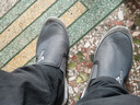 正宗老北京布鞋男透气软底一脚蹬帆布鞋工作鞋中老年防滑老人鞋 LUTOU灰色 41 实拍图