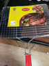 格术烤鱼夹 烧烤夹 烤鱼网  烤网夹 烤蔬菜夹 烤肉烧烤配件工具 烤鱼网中号50*35*24cm 实拍图