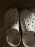 crocs卡骆驰贝雅洞洞鞋沙滩鞋|10126 白色-100 39(240mm)  实拍图