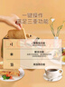 德龙（Delonghi）【国家补贴】面包机 复古家用小型吐司机烤面包片 加热解冻三明治早餐多士炉 CTO2003.VGR 橄榄绿 实拍图