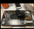 爱马斯（AMMEX）一次性手套丁腈大号100只加厚耐用防水实验室防护厨房黑色手套 实拍图