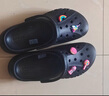 卡骆驰crocs贝雅云彩女士洞洞鞋户外休闲鞋|208186 黑色-001(含智必星) 39 (250mm) 实拍图